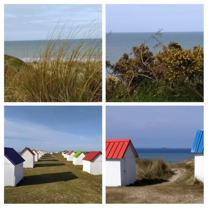 Gouville-sur-Mer Maison Bord De Mer Individuel מראה חיצוני תמונה