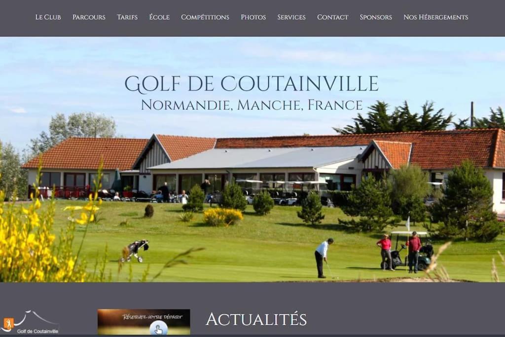 Gouville-sur-Mer Maison Bord De Mer Individuel מראה חיצוני תמונה